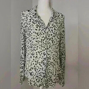 Bella Dahl Animal Print Super Soft Button-Up Shirt